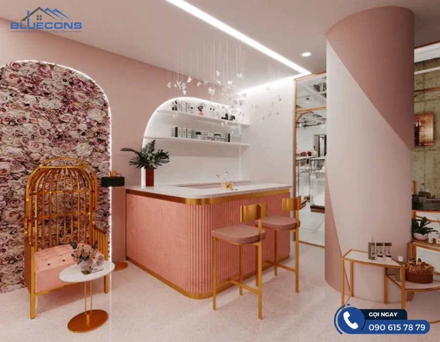 Quầy bar salon tóc 5 Quầy thu ngân gỗ đẹp giá thành thấp