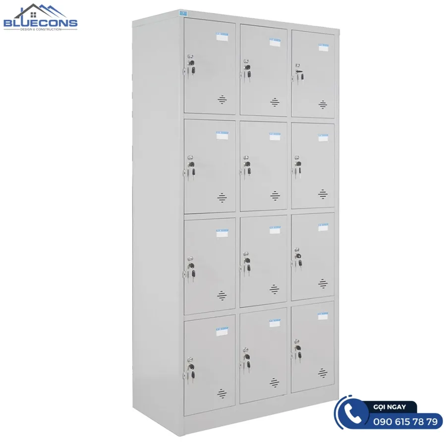 Tủ locker sắt 12 ngăn
