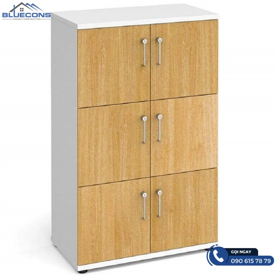 Giá tủ locker gỗ công nghiệp 6 Thiết kế phòng chung cư đẹp