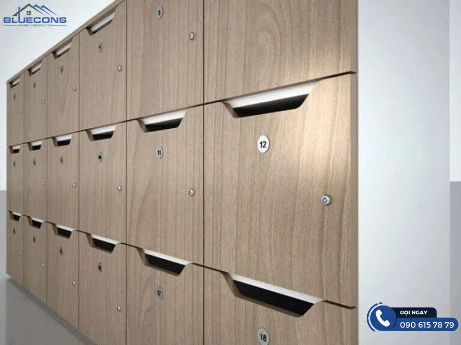 Tủ locker giá rẻ 3 Thiết kế phòng chung cư đẹp