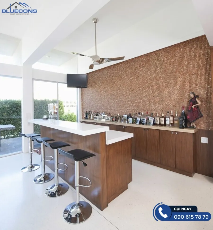 Quầy bar 2 tầng 9 Thiết kế phòng chung cư đẹp