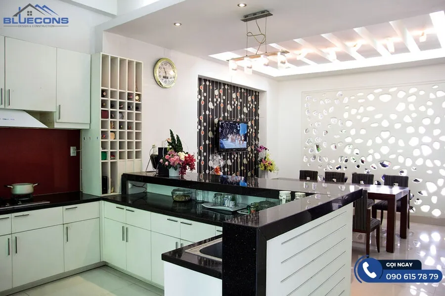 Quầy bar 2 tầng 16 Thiết kế phòng chung cư đẹp