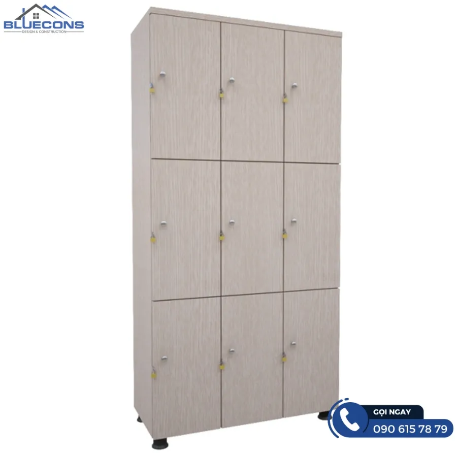 Tủ locker giá rẻ 4 Thiết kế phòng chung cư đẹp