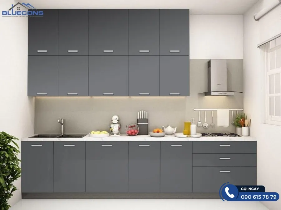 Tủ đựng đồ nhà bếp 10 Thiết kế phòng chung cư đẹp