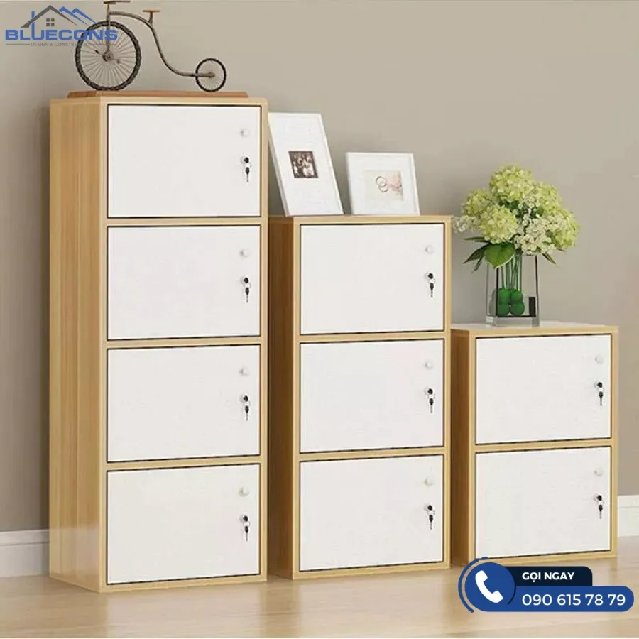 Tủ locker giá rẻ 7 Thiết kế phòng chung cư đẹp