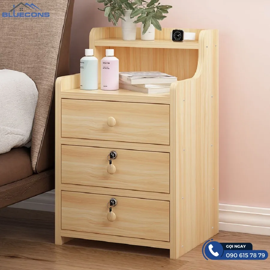 Tủ locker 3 ngăn 7 Thiết kế phòng chung cư đẹp