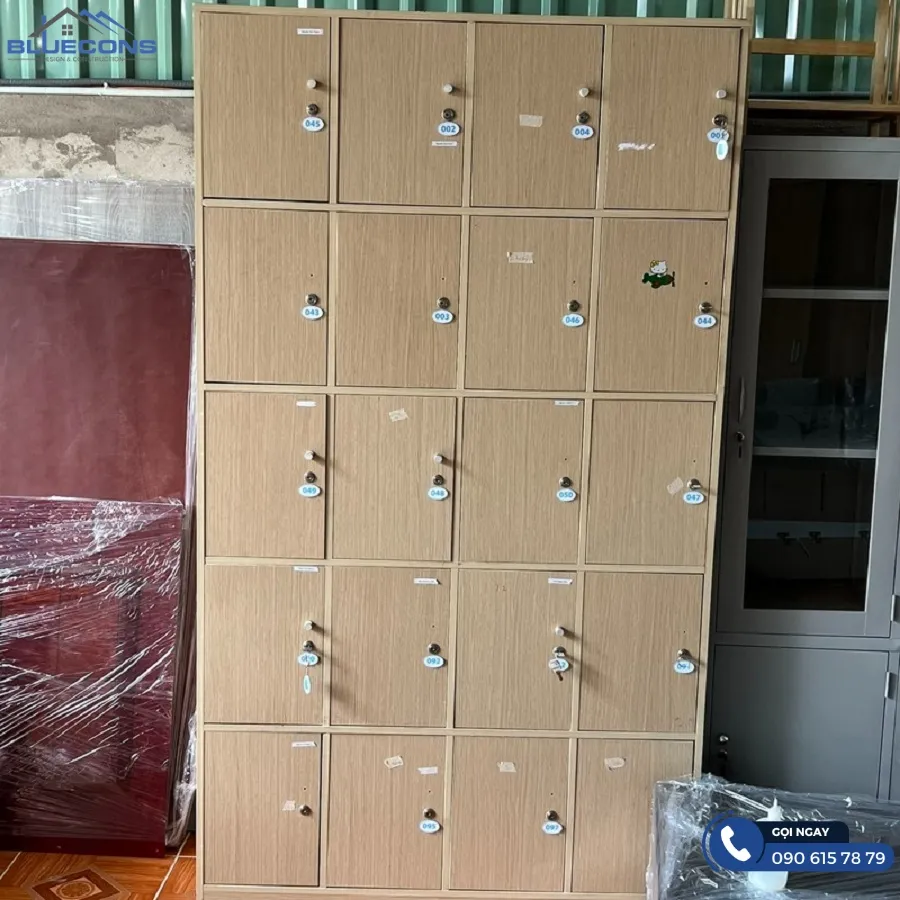 Tủ locker gỗ công nghiệp đẹp 7 Thiết kế phòng chung cư đẹp