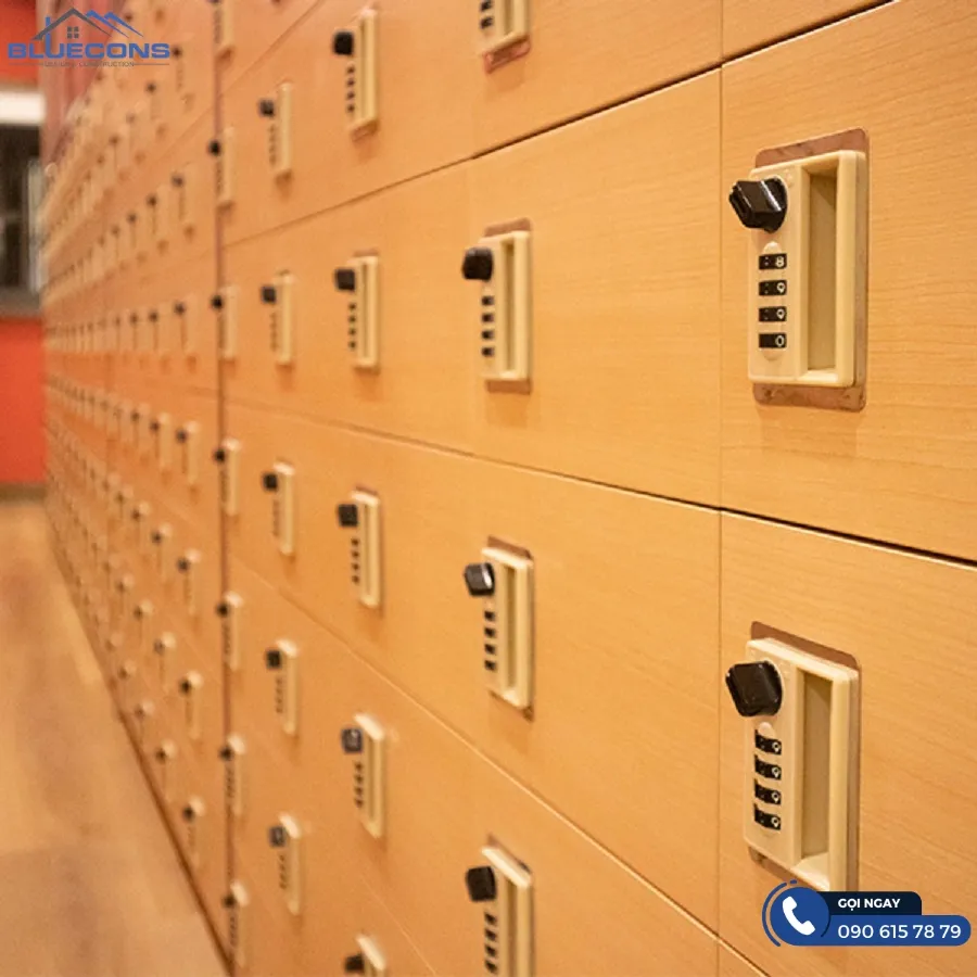 Tủ locker gỗ công nghiệp đẹp 6 Thiết kế phòng chung cư đẹp