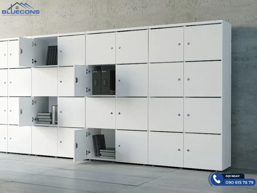 Tủ locker gỗ công nghiệp đẹp 9 Thiết kế phòng chung cư đẹp