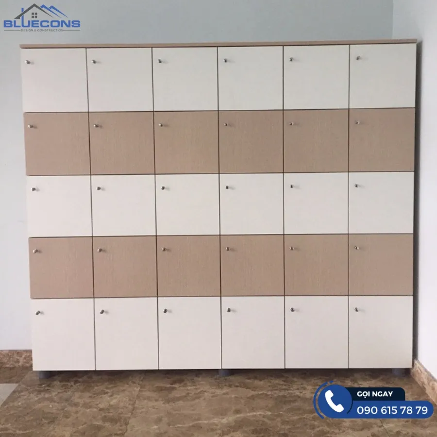 Tủ locker giá rẻ 6 Thiết kế phòng chung cư đẹp