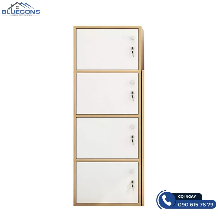 Tủ locker giá rẻ 5 Thiết kế phòng chung cư đẹp