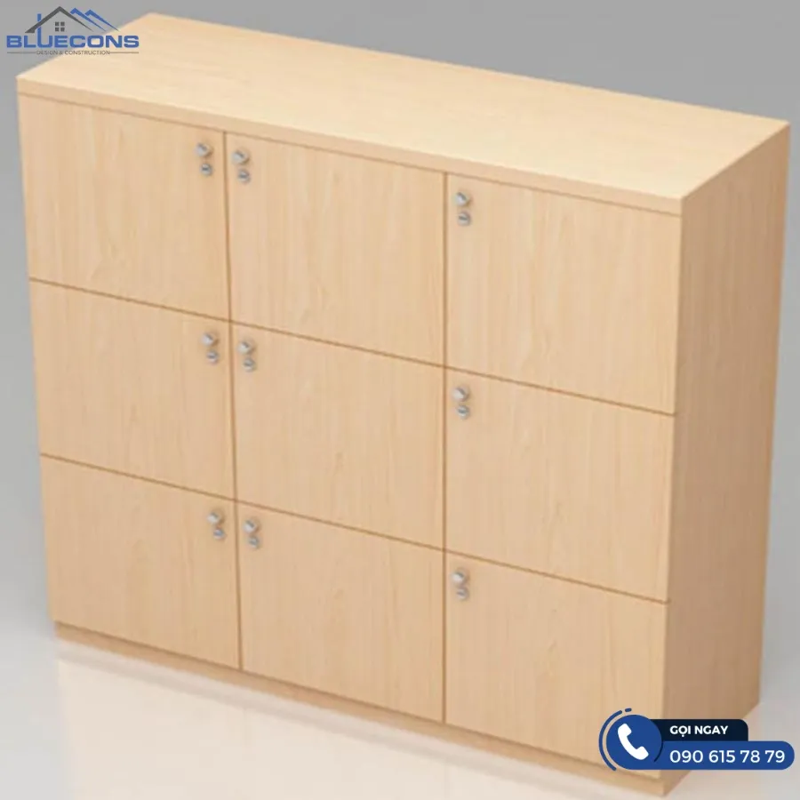 Tủ locker văn phòng đẹp 2 Thiết kế phòng chung cư đẹp