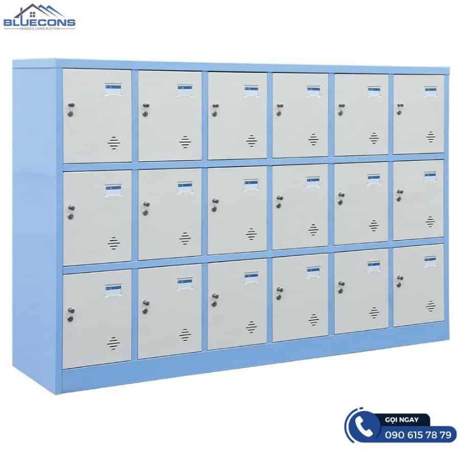 Tủ locker sắt với độ chắc chắn cao