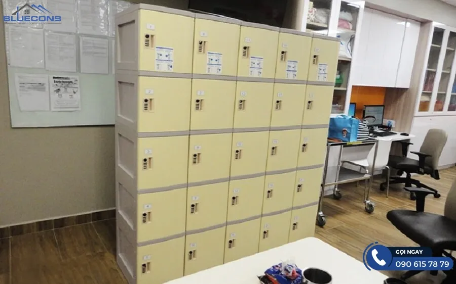 Tủ locker văn phòng 4 Thiết kế phòng chung cư đẹp