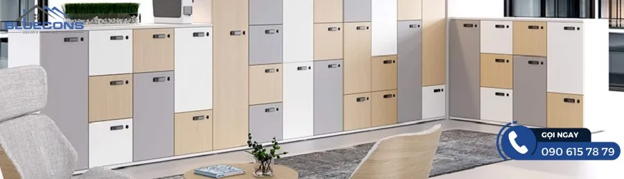 Tủ locker văn phòng 2 Thiết kế phòng chung cư đẹp