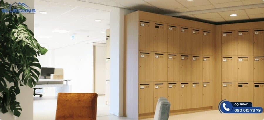 Tủ locker văn phòng với khả năng lưu trữ lý tưởng