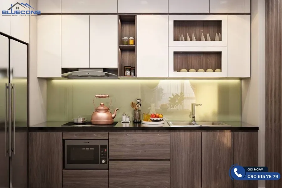 Những mẫu tủ bếp gỗ đẹp nhất 7 Thiết kế phòng chung cư đẹp