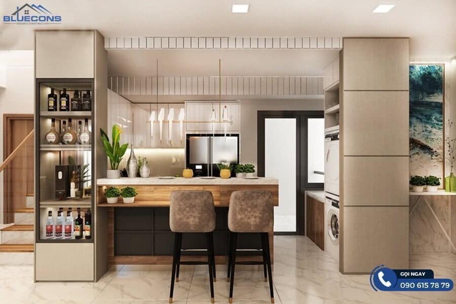 Tủ bếp gỗ đẹp hiện đại 14 Mẫu tủ bếp cao cấp giá tốt nhất