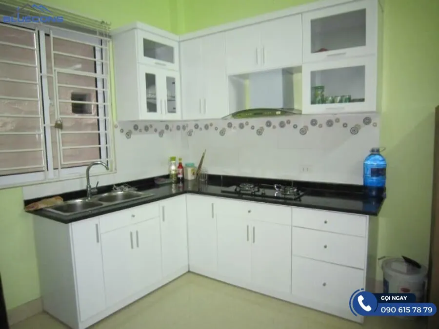 Tủ bếp chữ L cho nhà nhỏ 6 Thiết kế phòng chung cư đẹp
