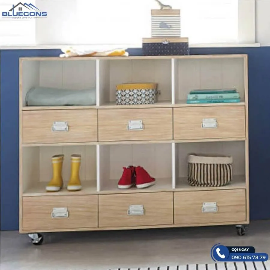 Tủ đựng đồ dùng cá nhân 3 Thiết kế phòng chung cư đẹp