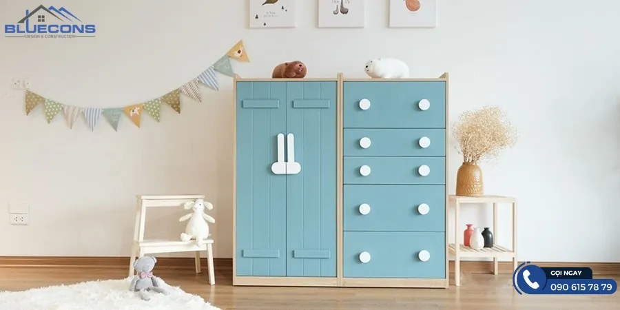 Tủ đựng đồ dùng cá nhân 4 Thiết kế phòng chung cư đẹp