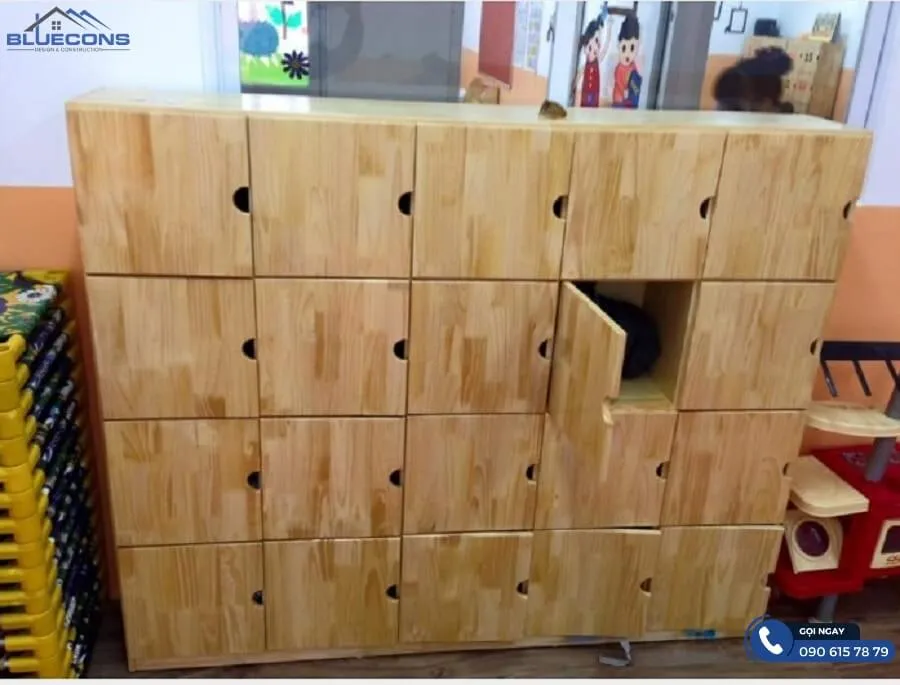 Tủ locker gỗ cho trường học 11 Thiết kế phòng chung cư đẹp