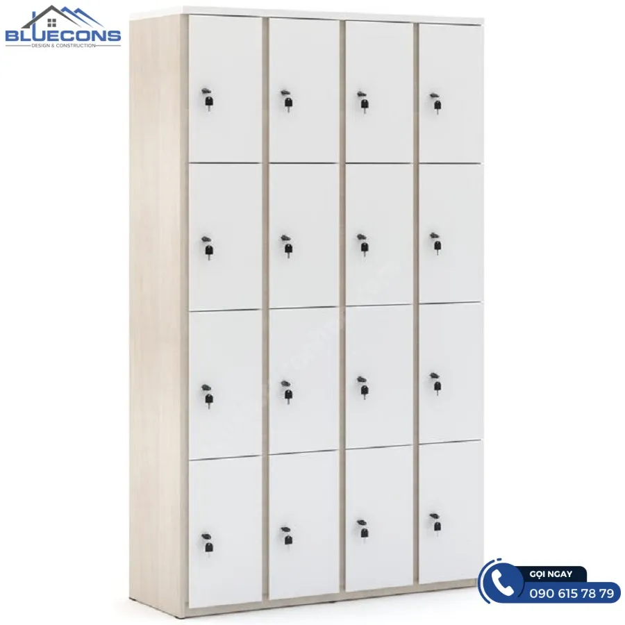 Tủ locker gỗ cho trường học 6 Thiết kế phòng chung cư đẹp