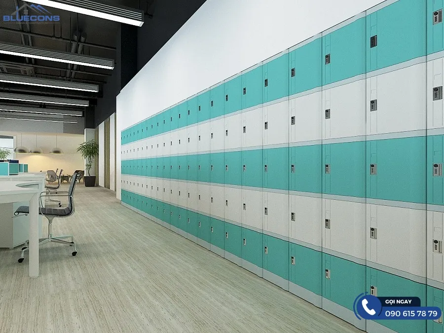 Tủ locker văn phòng 5 Thiết kế phòng chung cư đẹp