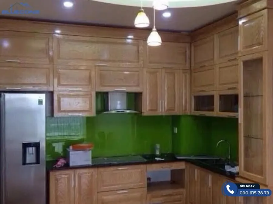 Tủ bếp kịch trần 8 Thiết kế phòng chung cư đẹp