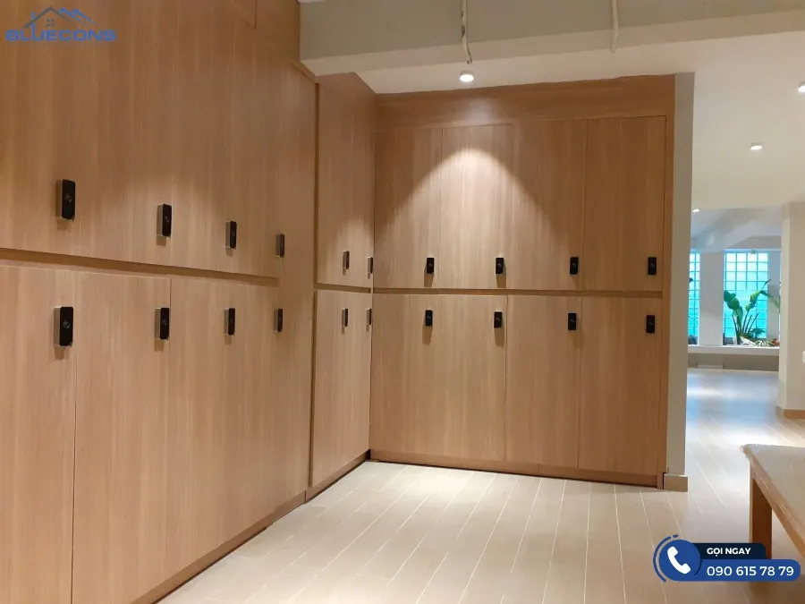 Tủ Locker gỗ cho khu công nghiệp 9 Thiết kế phòng chung cư đẹp