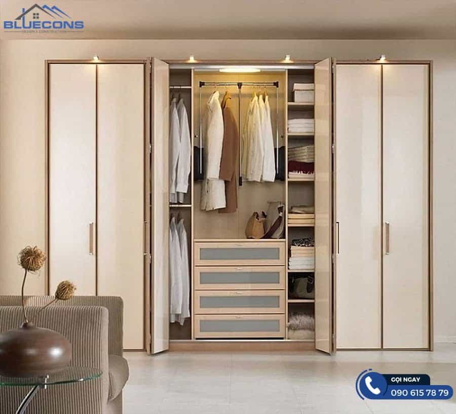 Tủ quần áo bị mốc phải làm sao? 9 Tủ quần áo gỗ công nghiệp cao cấp