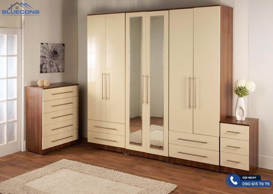 Tủ quần áo bị mốc phải làm sao? 11 Không lo ẩm mốc với tủ quần áo gỗ công nghiệp