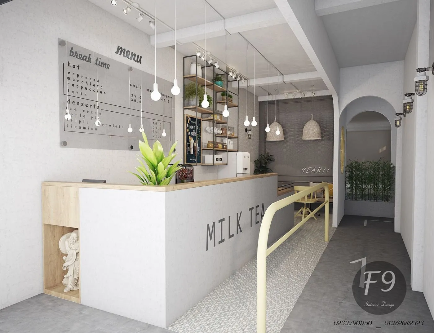 Cách bố trí quầy pha chế cafe và quầy bar 23 Tủ trưng bày đồ cổ cho phòng khách ấn tượng