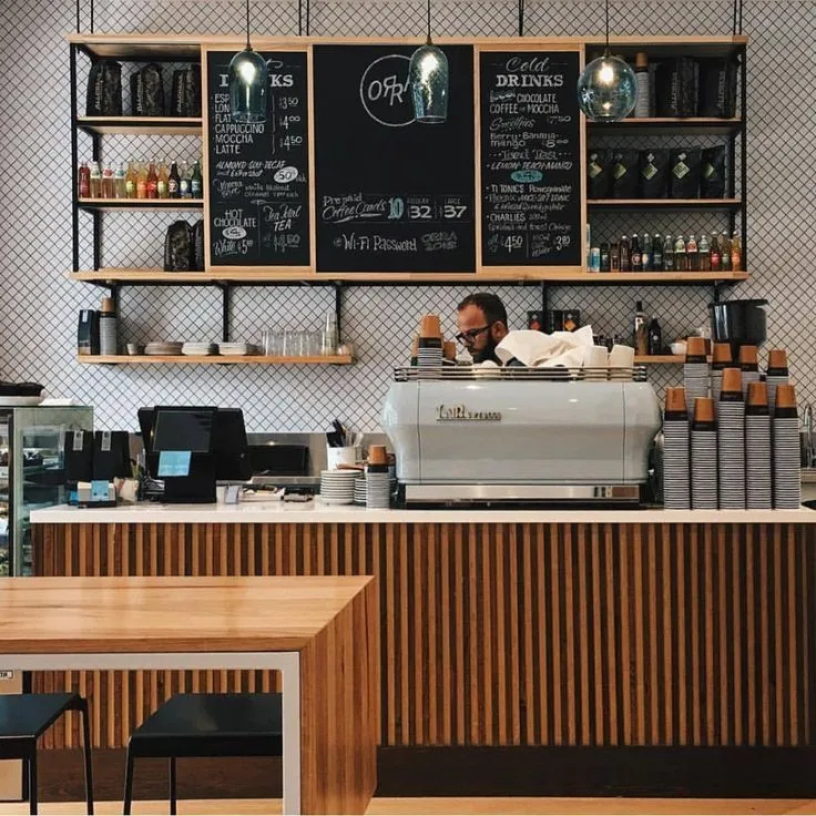Cách bố trí quầy pha chế cafe và quầy bar 17 Tủ trưng bày đồ cổ cho phòng khách ấn tượng