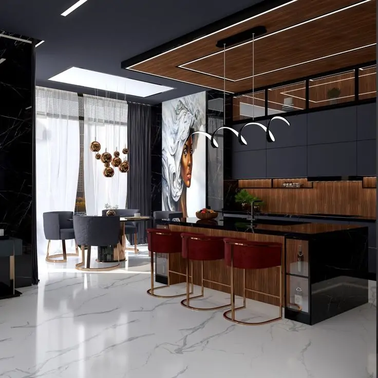 Thi công nội thất gỗ nhà phố 3 Thi công nội thất chung cư gỗ công nghiệp