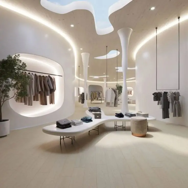 Thi công shop thời trang