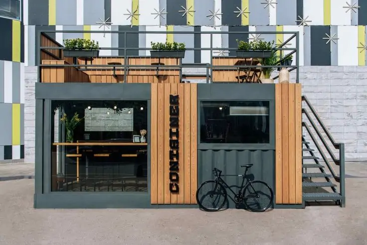 Thiết kế quán cafe nhỏ 18 Thi công nội thất chung cư gỗ công nghiệp