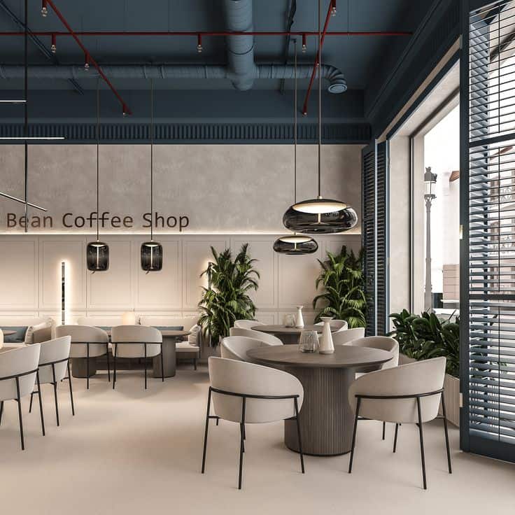 Thiết kế quán cafe phong cách vintage