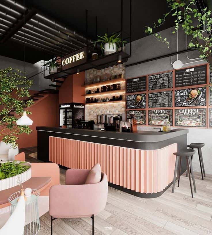 Thiết kế quán cafe phong cách vintage