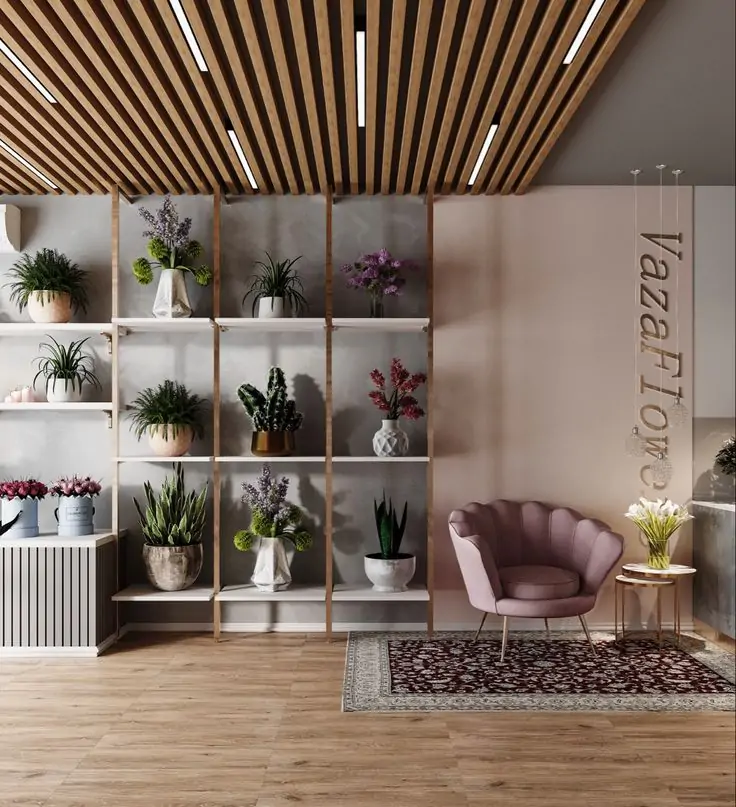 Thiết kế shop hoa hiện đại 5 Thiết kế shop hoa hiện đại