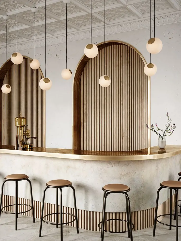 Thiết kế thi công quán trà sữa 6 Thiết kế quán cafe phong cách vintage