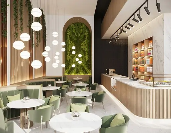 Thiết kế quán cafe mặt tiền 5m 4 Thiết kế quán cafe mặt tiền 5m