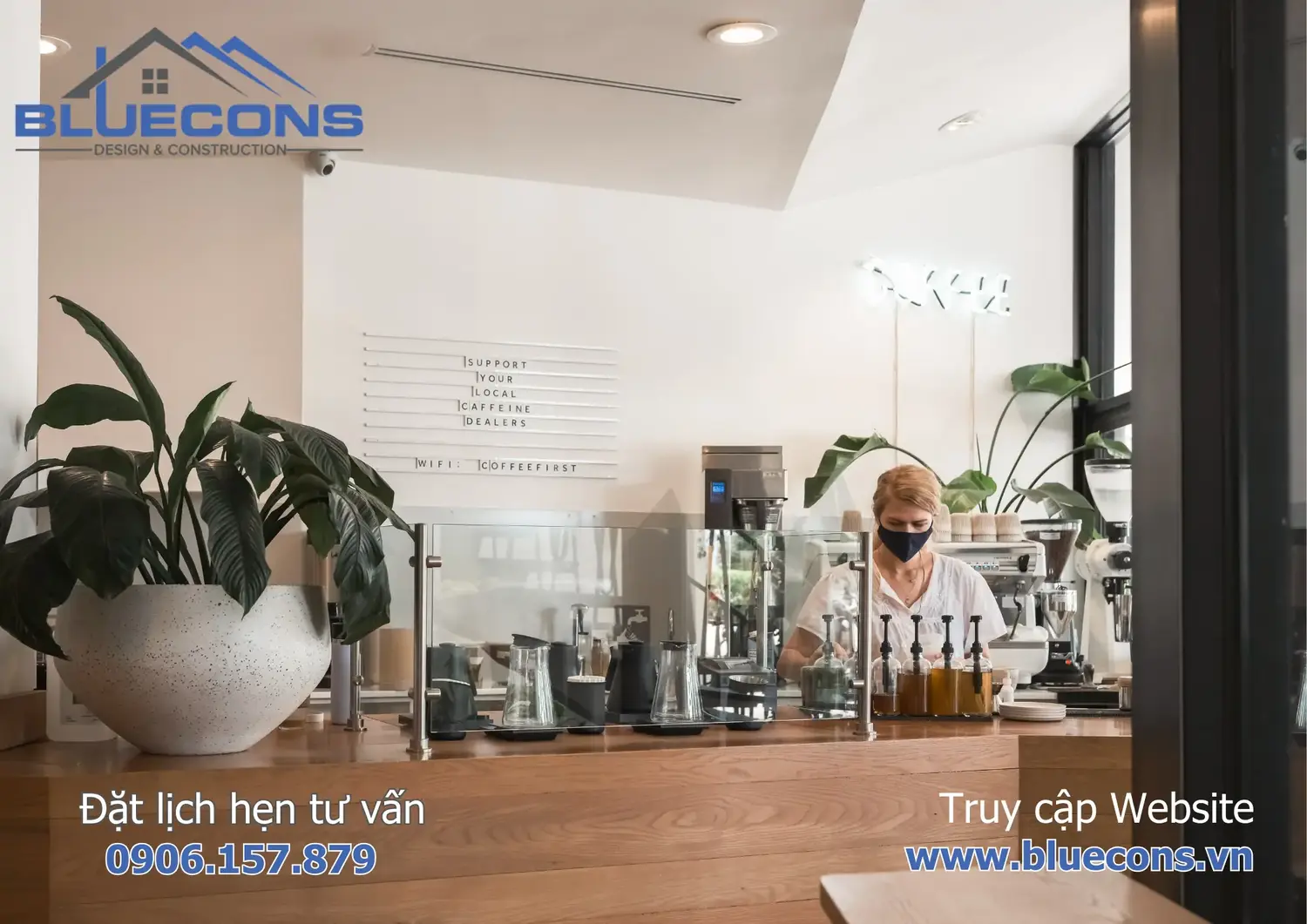 Quầy pha chế đơn giản 6 Quầy pha chế đơn giản