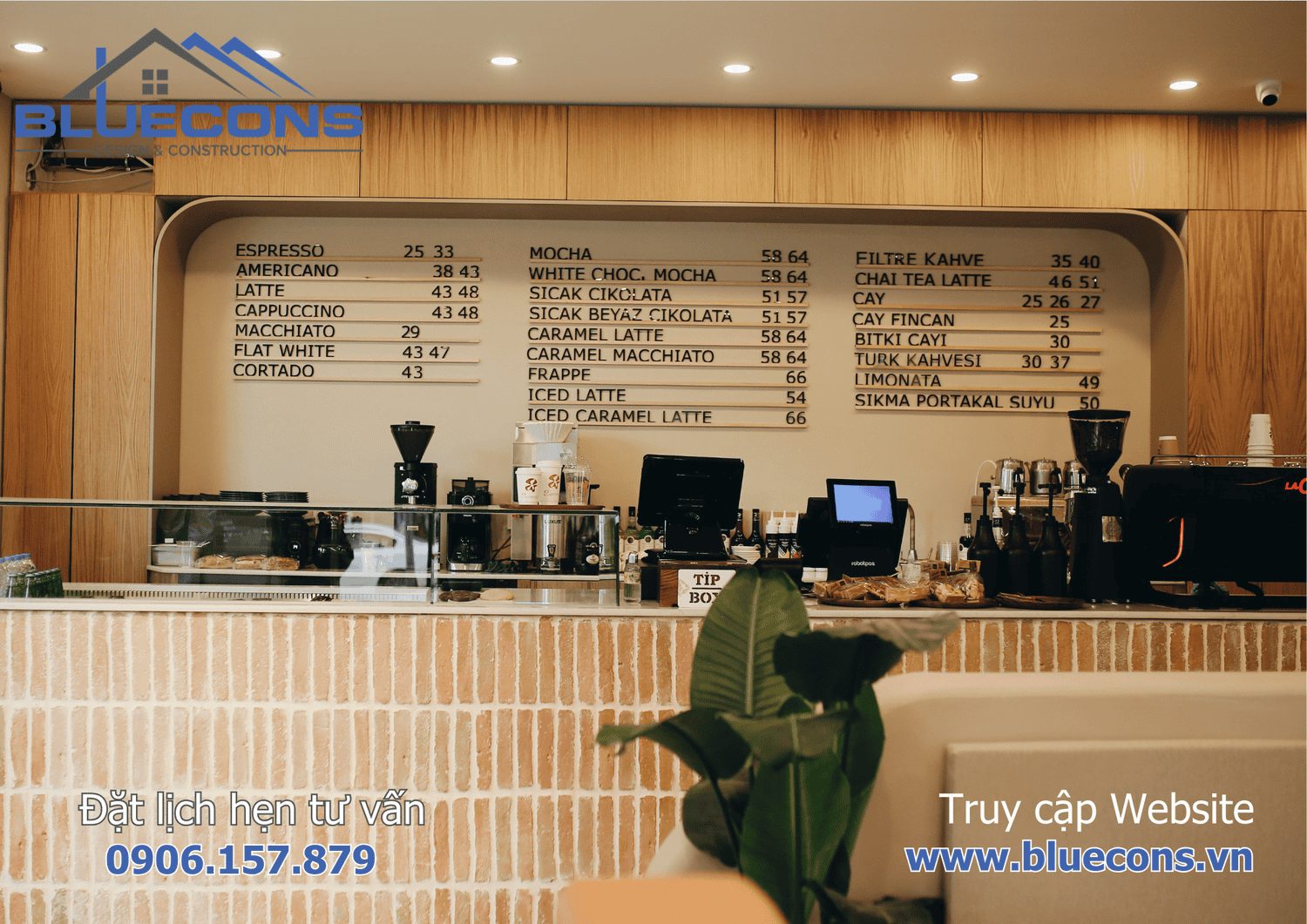 Quầy pha chế đơn giản 3 Quầy pha chế đơn giản