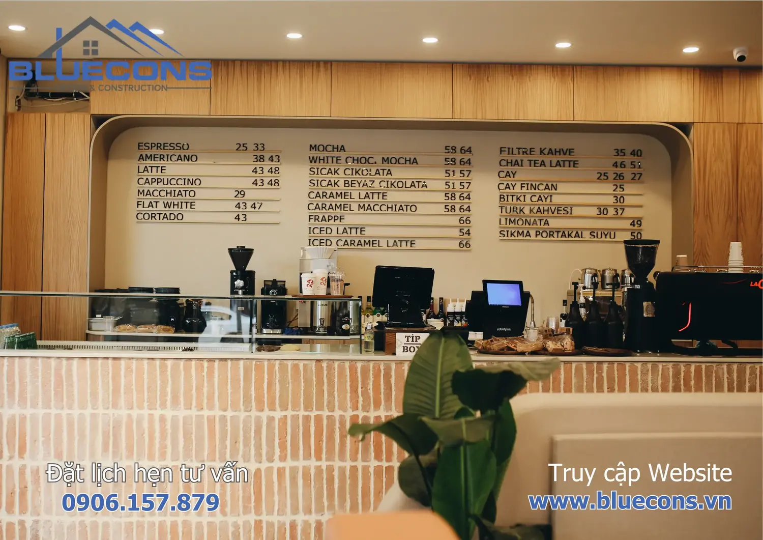 Quầy pha chế đơn giản 4 Quầy pha chế đơn giản