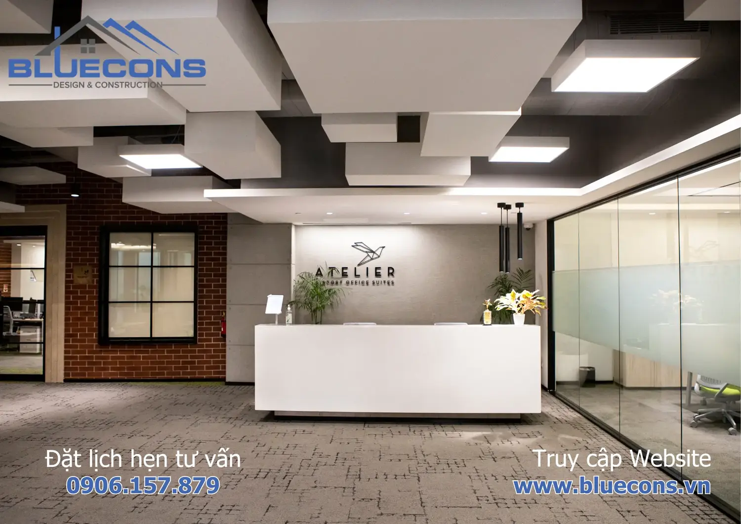 Bàn lễ tân đẹp, chuyên thiết kế thi công bàn lễ tân đẹp nhất 2024 9 Bàn lễ tân đẹp, chuyên thiết kế thi công bàn lễ tân đẹp nhất 2024