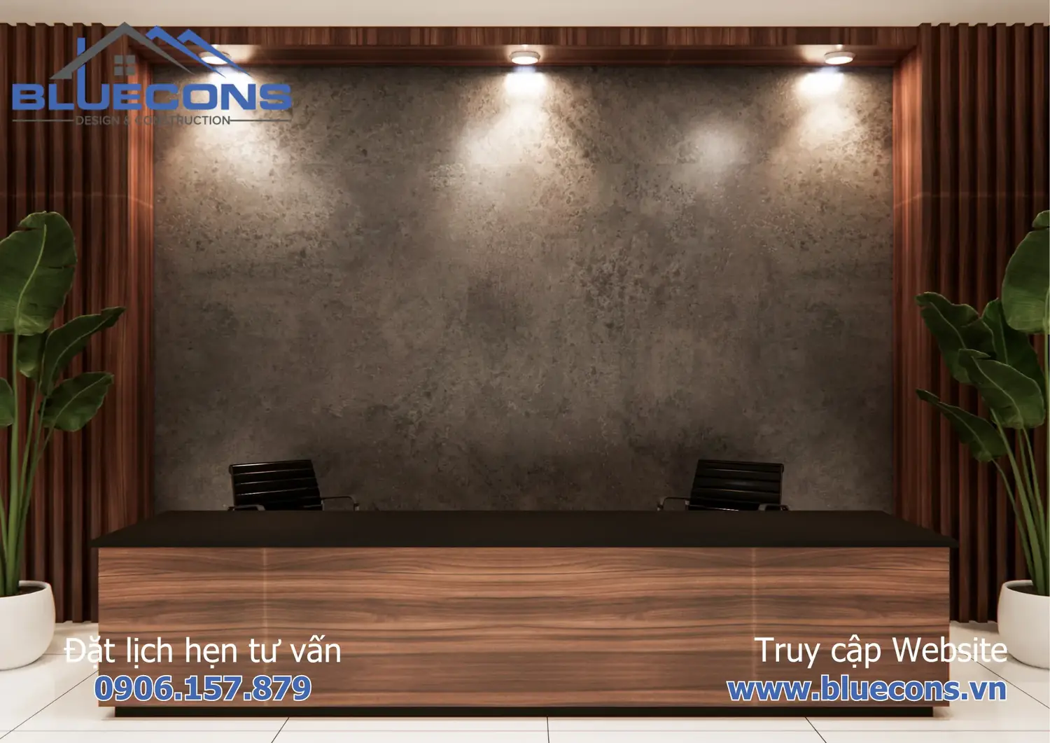 Bàn lễ tân đẹp, chuyên thiết kế thi công bàn lễ tân đẹp nhất 2024 10 Bàn lễ tân đẹp, chuyên thiết kế thi công bàn lễ tân đẹp nhất 2024