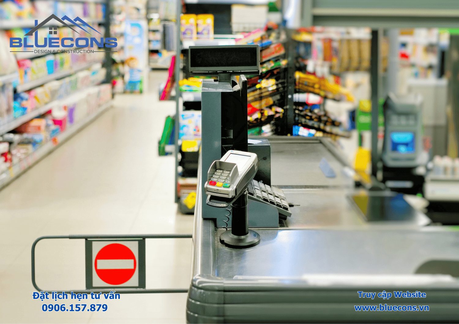 Bàn thu ngân tạp hóa tiện lợi giá rẻ 2 Bàn thu ngân tạp hóa tiện lợi giá rẻ