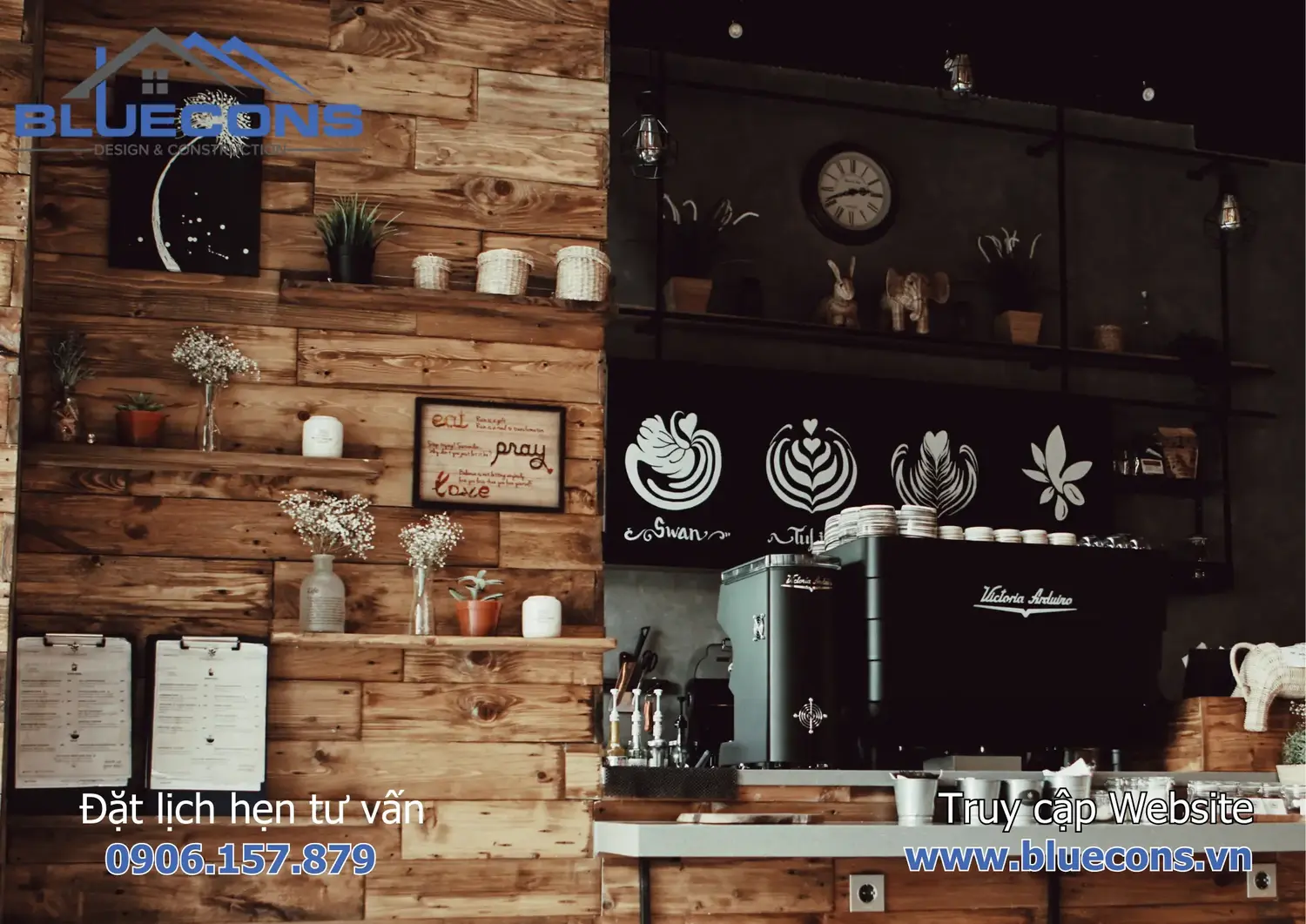 Mẫu quầy bar cafe 4 Mẫu quầy bar cafe
