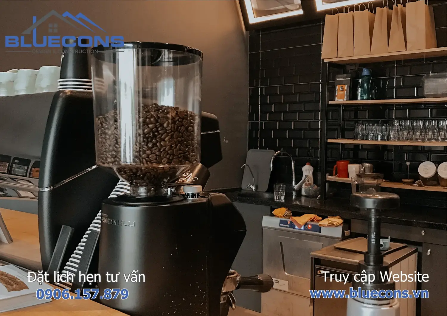 Mẫu quầy bar đẹp quán cafe 3 Mẫu quầy bar đẹp quán cafe